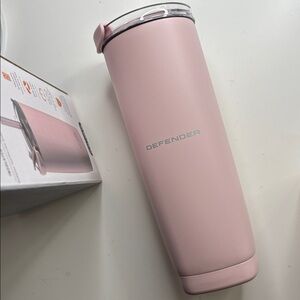 Land Rover Defender Pink Tumbler with Lid